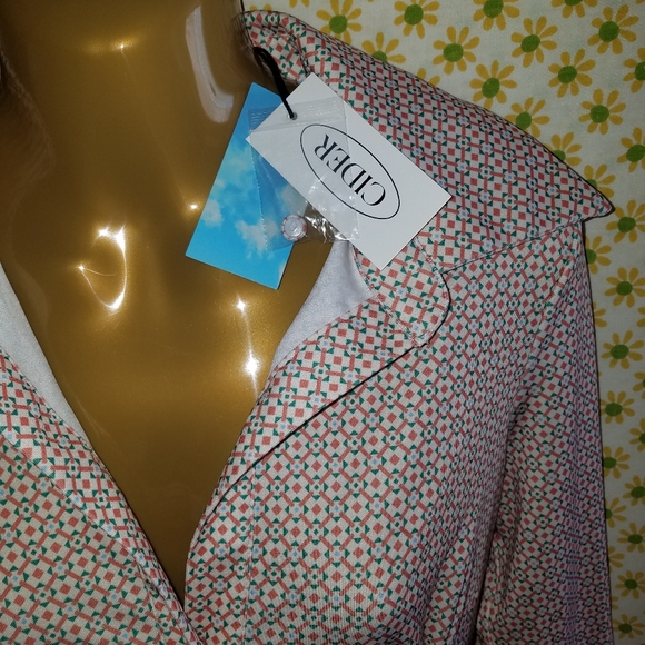 New with Tags Vintage Style CIDER Stretchy Polyester Mini Dress - Picture 4 of 10